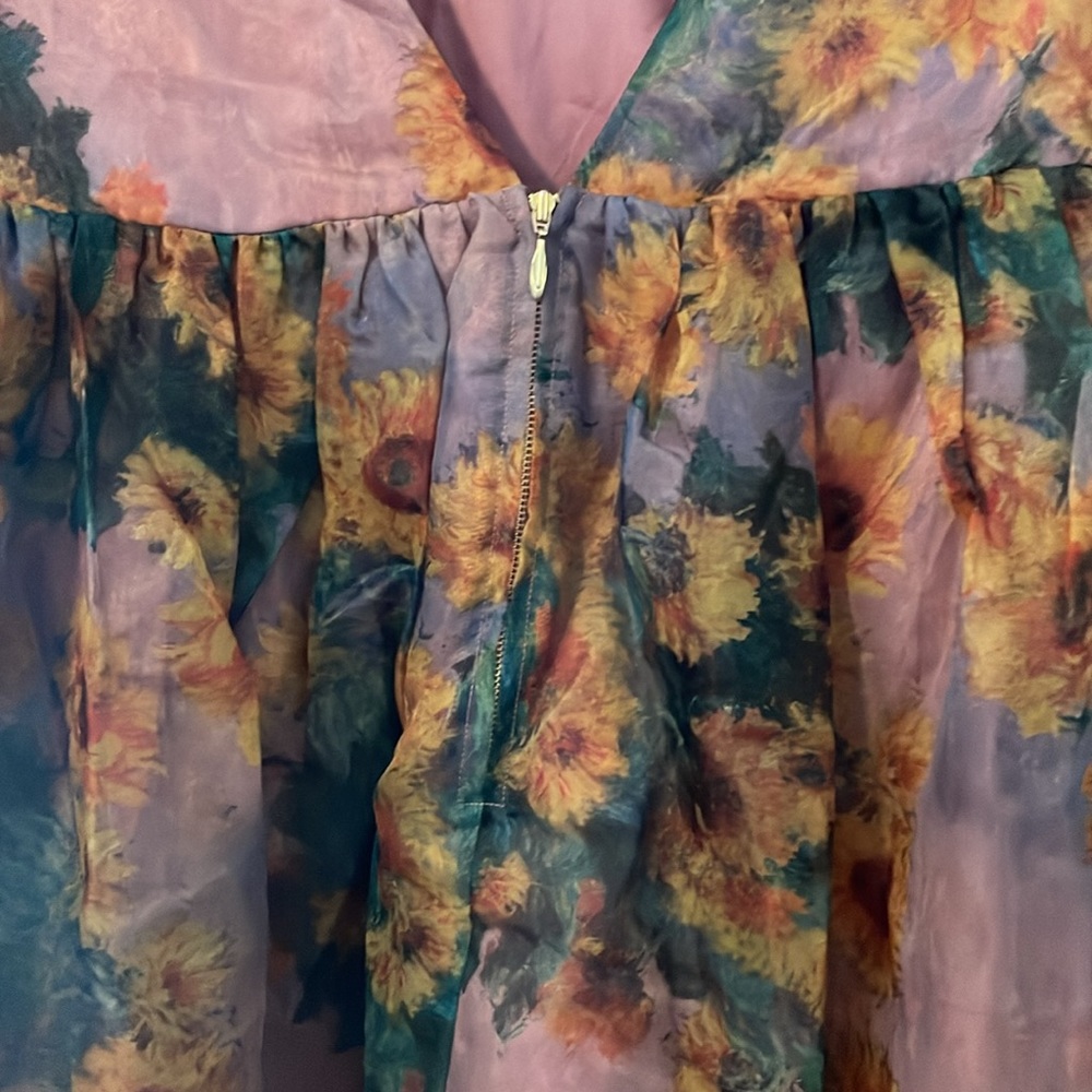 Selkie Monet Sunflower Dreamgirl Dress - Picture 10 of 13